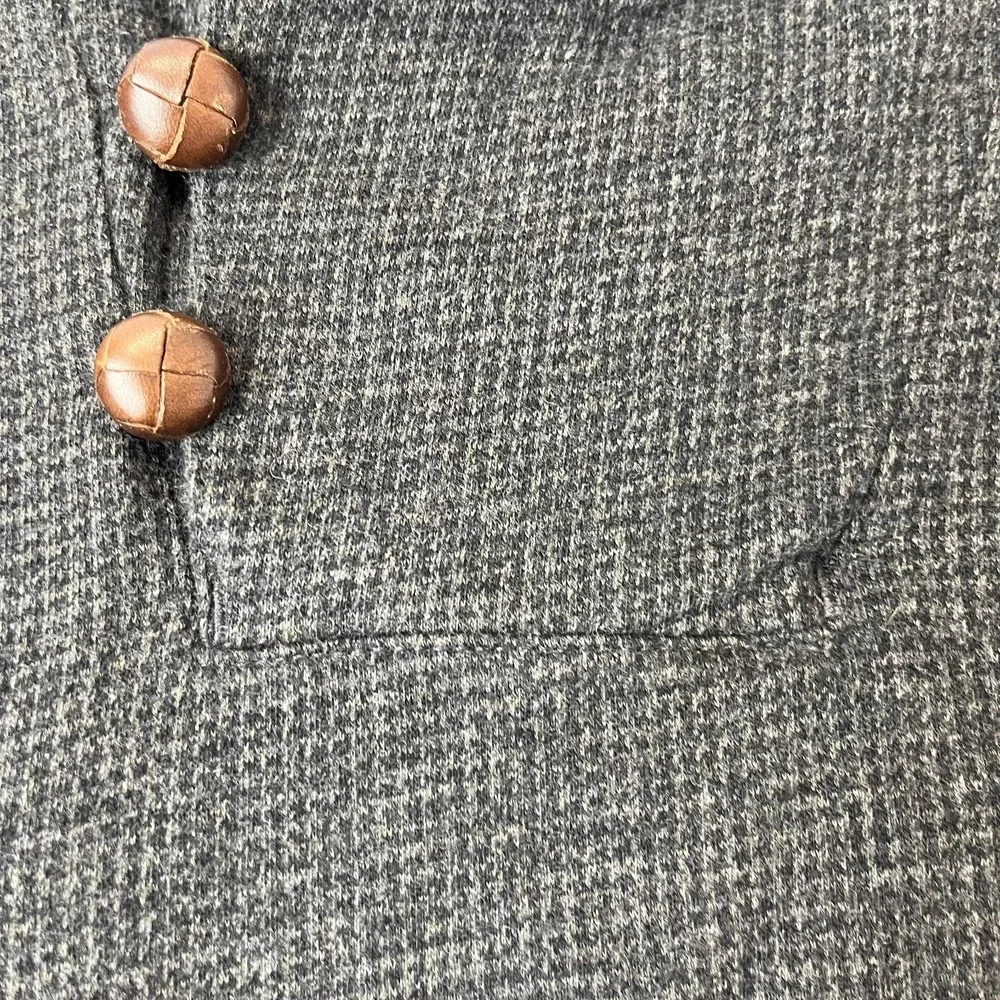 polo ralph  lauren sweater mens L shawl collar buttons elbow patch  classic